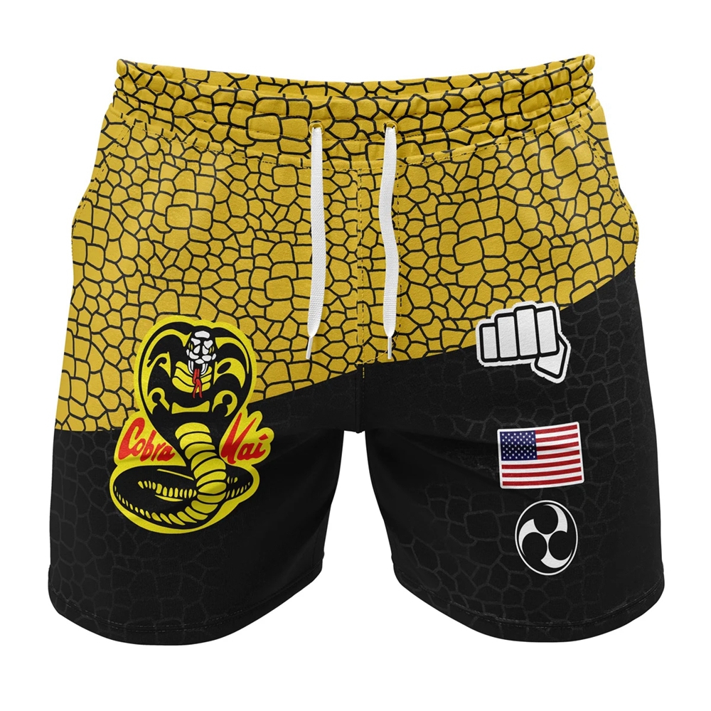 Cobra Kai Karate Kid Gym Shorts