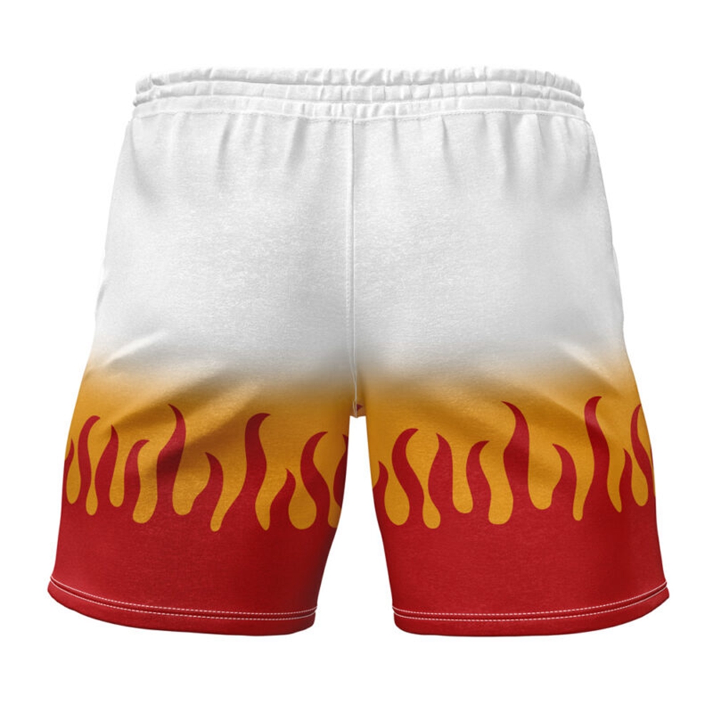 Kyojuro Rengoku Demon Slayer Gym Shorts