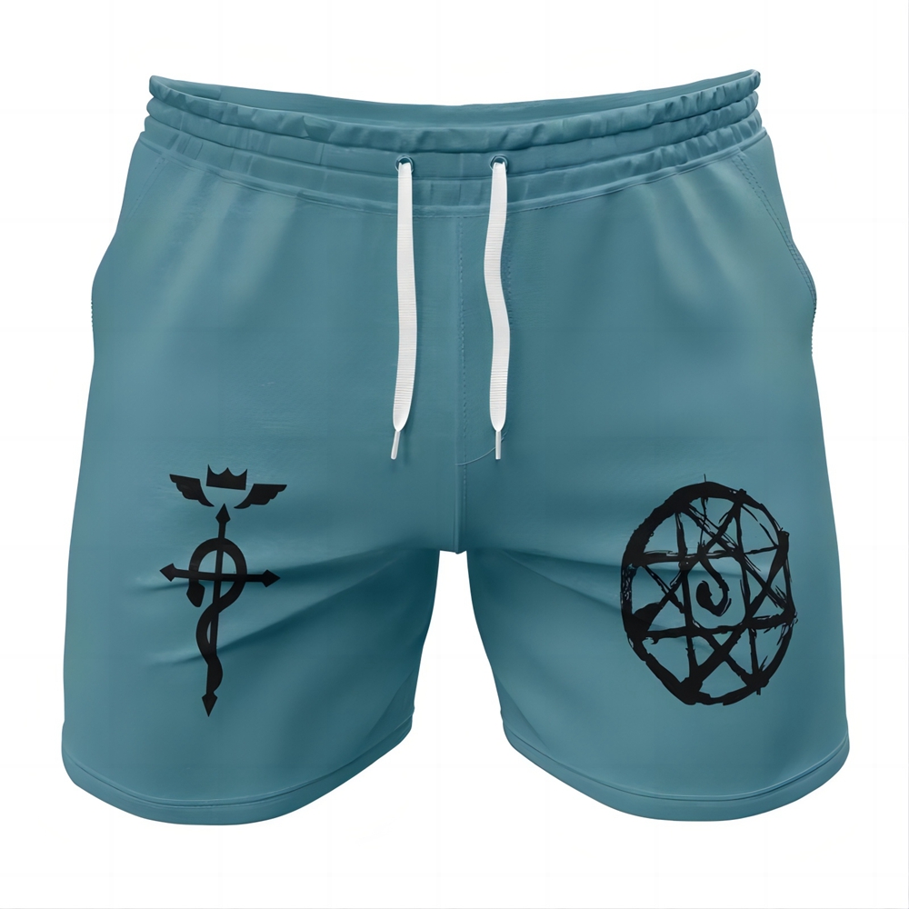 Alphonse Elric Fullmetal Alchemist Gym Shorts