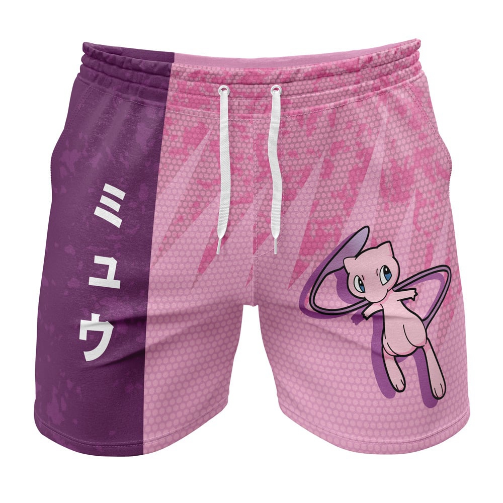 Mew Classic Pokemon Gym Shorts