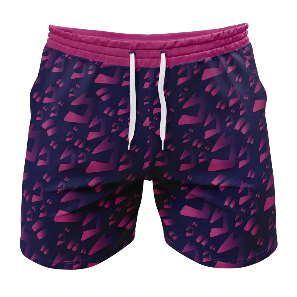 Menacing Aura Jojo’s Bizarre Adventure Gym Shorts