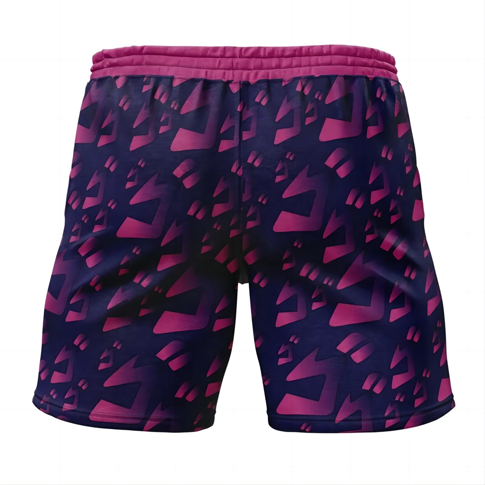 Menacing Aura Jojo’s Bizarre Adventure Gym Shorts