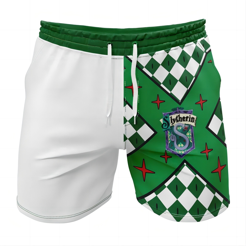 Slytherin v2 Harry Potter Gym Shorts