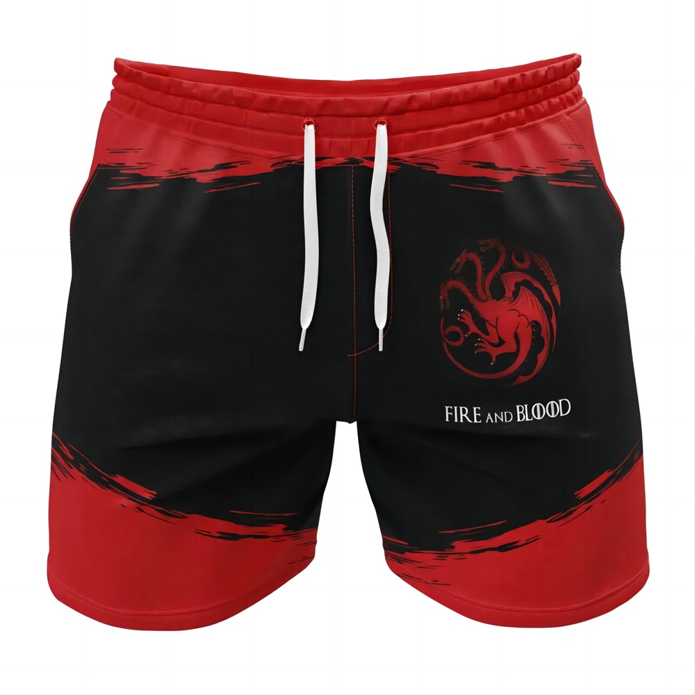 House Targaryen Game of Thrones Gym Shorts