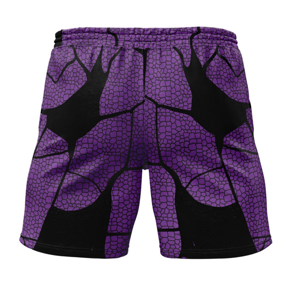 Kokushibo Haori Pattern Demon Slayer Gym Shorts