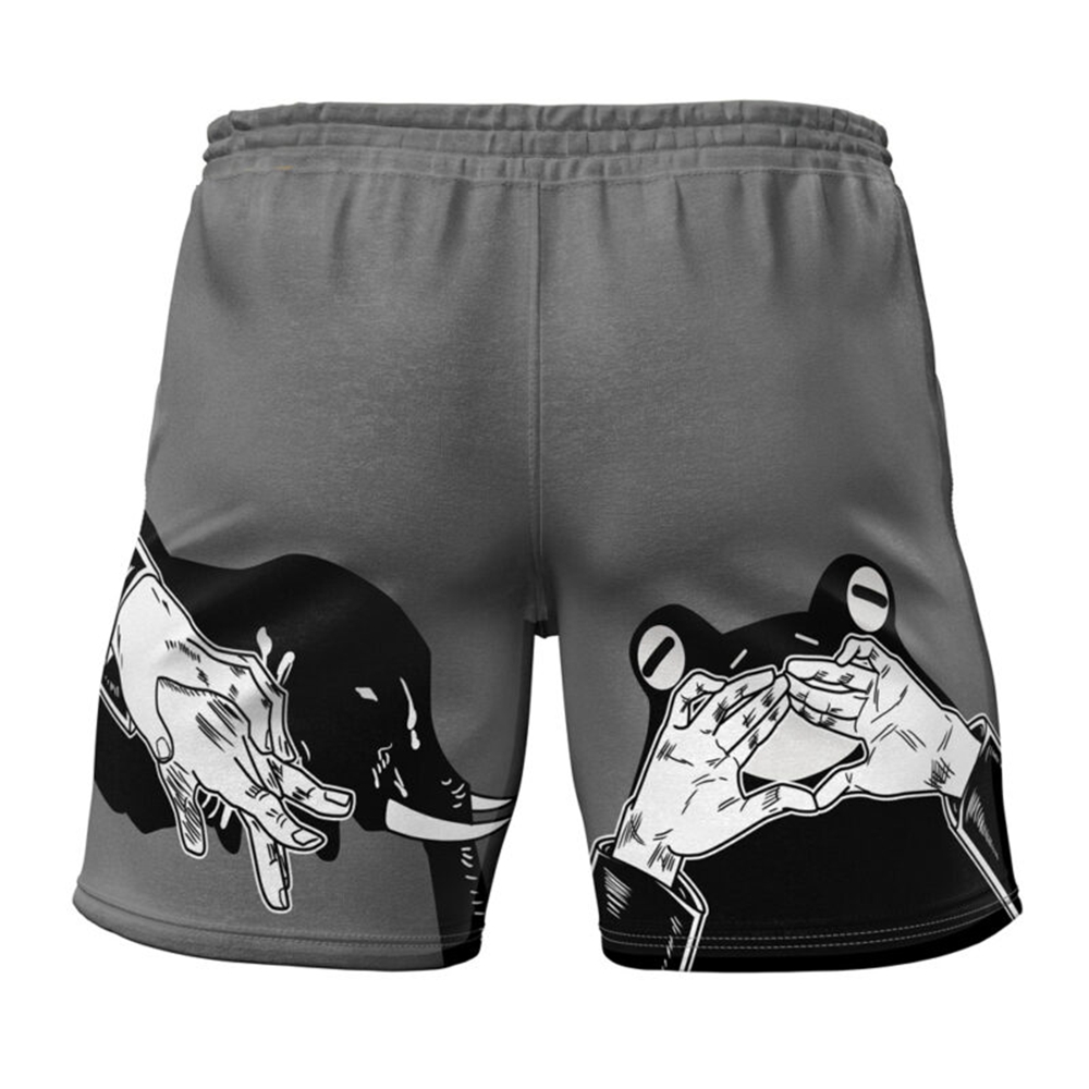 Megumi Fushiguro Hand Signs Jujutsu Kaisen Gym Shorts