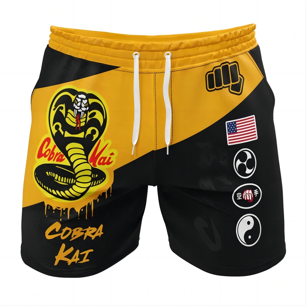 Cobra Kai V2 Karate Kid Gym Shorts