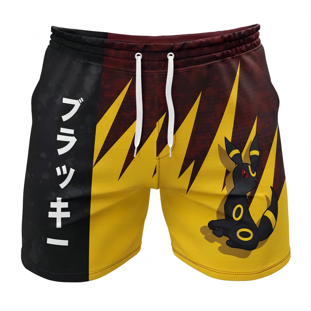 Umbreon Classic Pokemon Gym Shorts