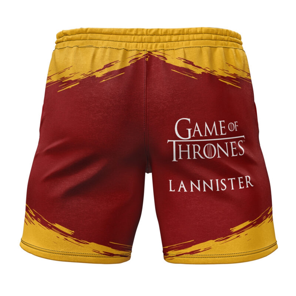 House Lannister Game of Thrones Gym Shorts