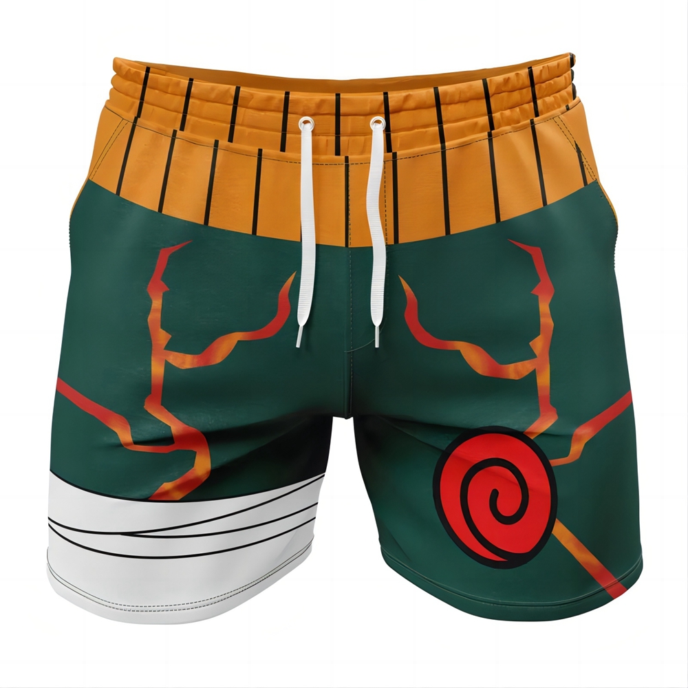 MIght Guy 8th Gate Naruto Gym Shorts