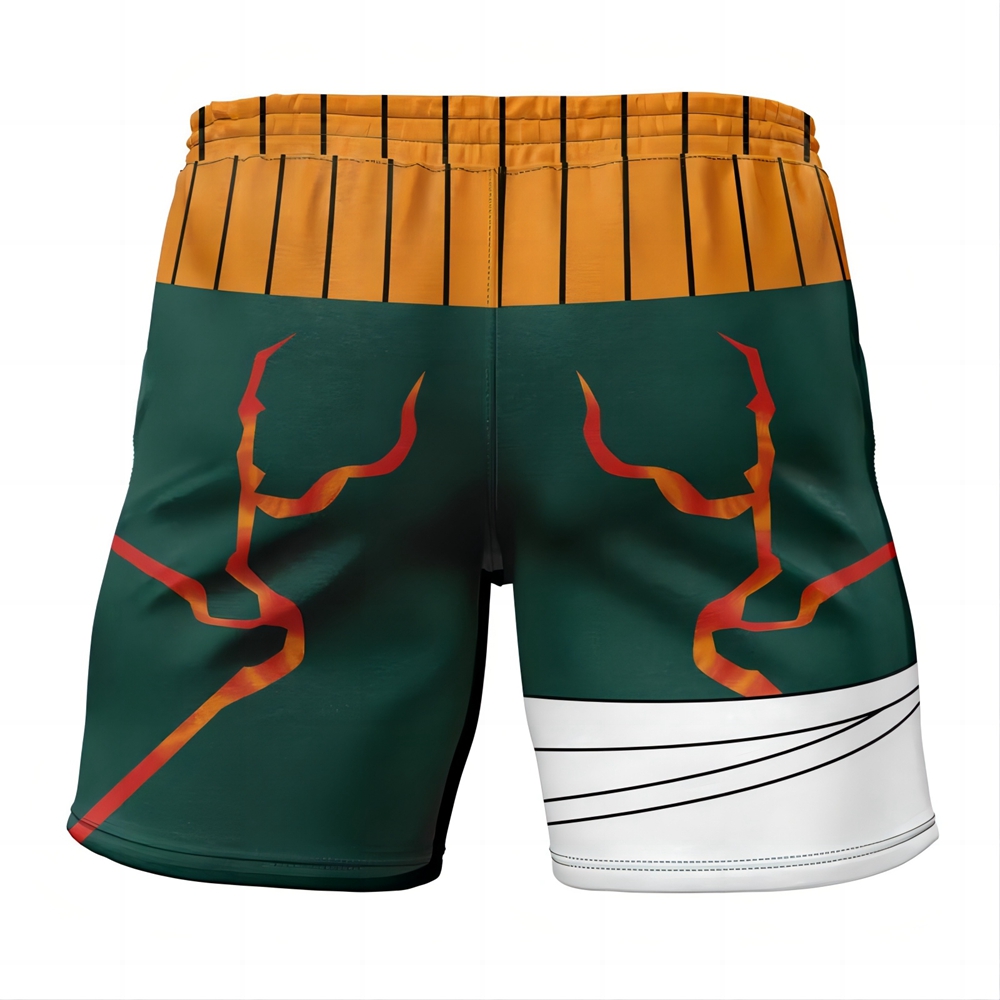 MIght Guy 8th Gate Naruto Gym Shorts