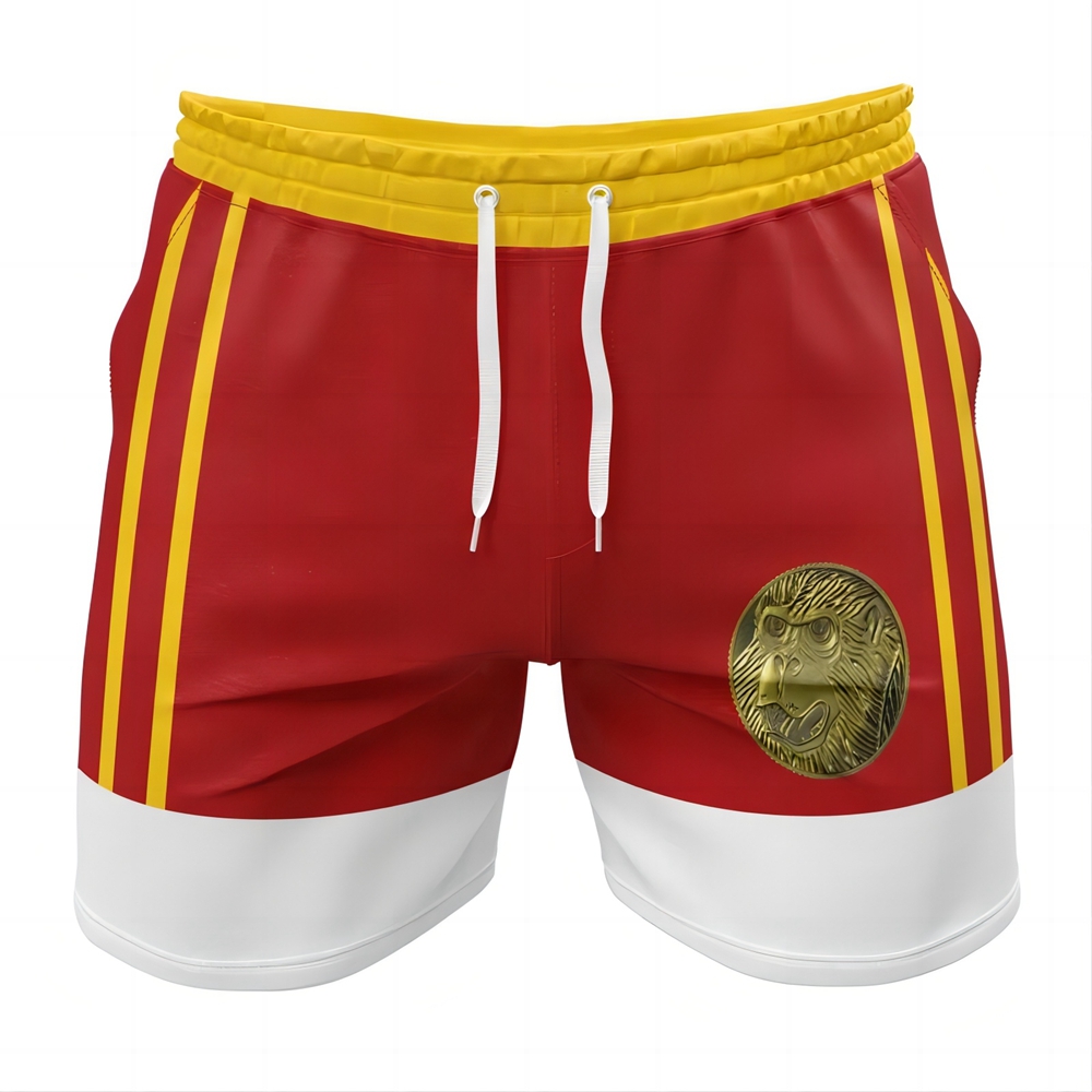 Red Ranger Ninjetti Power Rangers Gym Shorts