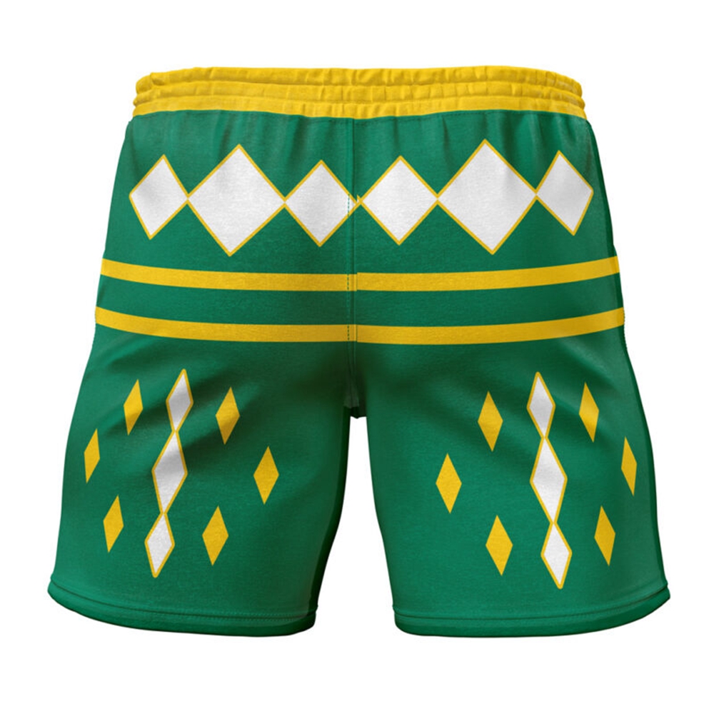 Green Ranger Ninjetti Power Rangers Gym Shorts