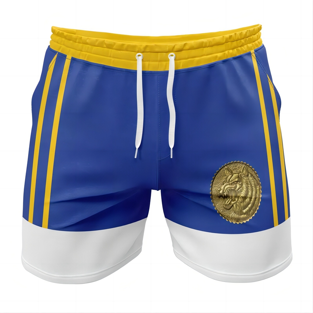 Blue Ranger Ninjetti Power Rangers Gym Shorts